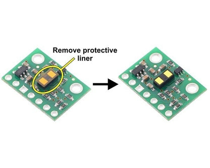 VL53L1X Time-of-Flight Distance Sensor Carrier with Voltage Regulator, 400cm Max