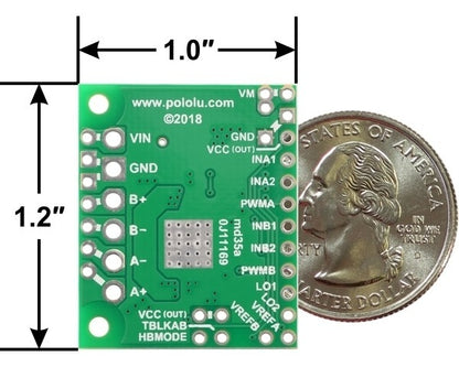 TB67H420FTG Dual/Single Motor Driver Carrier