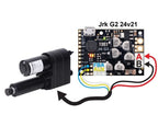 Glideforce LACT8-500AL Industrial-Duty Linear Actuator with Acme Drive: 250kgf, 8" Stroke (7.5" Usab