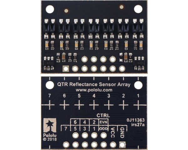 QTR-HD-07RC Reflectance Sensor Array: 7-Channel, 4mm Pitch, RC Output