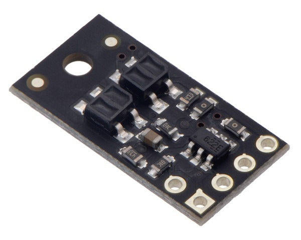 QTR-HD-02A Reflectance Sensor Array: 2-Channel, 4mm Pitch, Analog Output