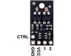 QTR-HD-02RC Reflectance Sensor Array: 2-Channel, 4mm Pitch, RC Output