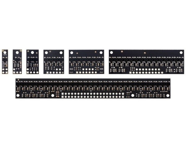 QTRX-HD-11A Reflectance Sensor Array: 11-Channel, 4mm Pitch, Analog Output, Low Current