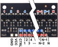 QTRX-HD-15A Reflectance Sensor Array: 15-Channel, 4mm Pitch, Analog Output, Low Current