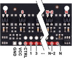 QTR-MD-08RC Reflectance Sensor Array: 8-Channel, 8mm Pitch, RC Output