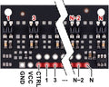 QTR-MD-04RC Reflectance Sensor Array: 4-Channel, 8mm Pitch, RC Output