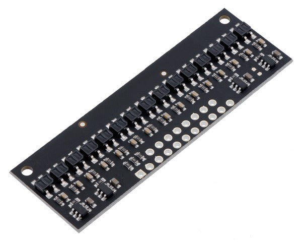 QTR-HD-15RC Reflectance Sensor Array: 15-Channel, 4mm Pitch, RC Output