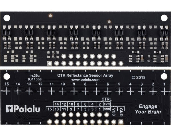 QTR-MD-08A Reflectance Sensor Array: 8-Channel, 8mm Pitch, Analog Output