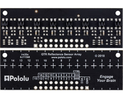 QTR-MD-08RC Reflectance Sensor Array: 8-Channel, 8mm Pitch, RC Output