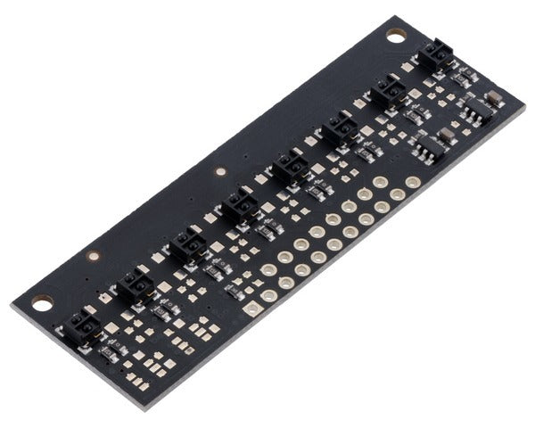 QTRX-MD-08A Reflectance Sensor Array: 8-Channel, 8mm Pitch, Analog Output, Low Current