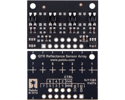 QTR-MD-04A Reflectance Sensor Array: 4-Channel, 8mm Pitch, Analog Output