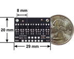 QTR-MD-04A Reflectance Sensor Array: 4-Channel, 8mm Pitch, Analog Output
