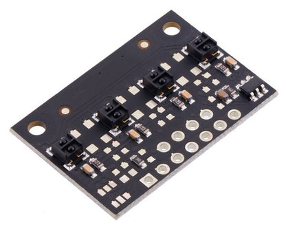 QTRX-MD-04RC Reflectance Sensor Array: 4-Channel, 8mm Pitch, RC Output, Low Current