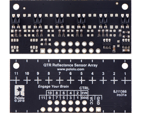 QTR-MD-06A Reflectance Sensor Array: 6-Channel, 8mm Pitch, Analog Output