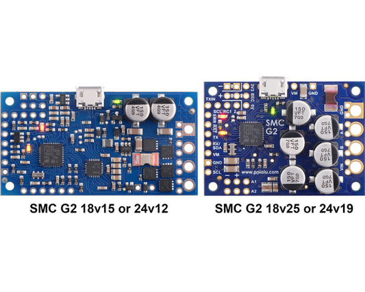 High-Power Simple Motor Controller G2 24v12 (Connectors Soldered)