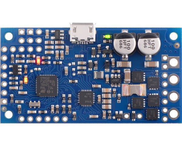 High-Power Simple Motor Controller G2 24v12 (Connectors Soldered)