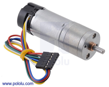 99:1 Metal Gearmotor 25Dx69L mm MP 12V with 48 CPR Encoder