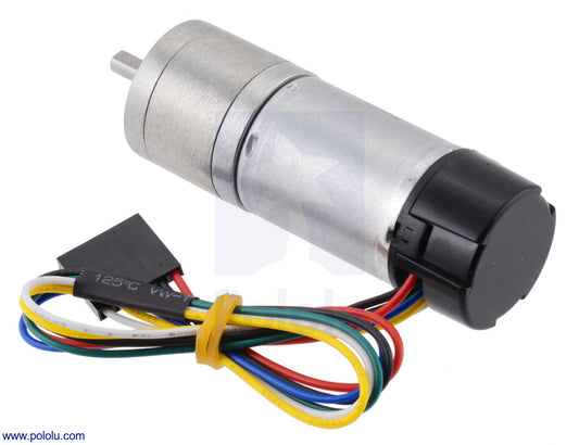 172:1 Metal Gearmotor 25Dx71L mm LP 12V with 48 CPR Encoder