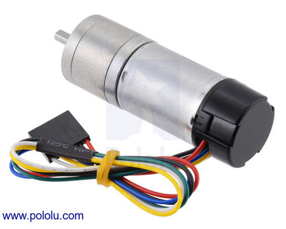 99:1 Metal Gearmotor 25Dx69L mm MP 12V with 48 CPR Encoder