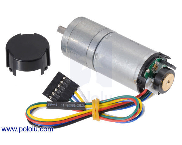 227:1 Metal Gearmotor 25Dx71L mm MP 12V with 48 CPR Encoder