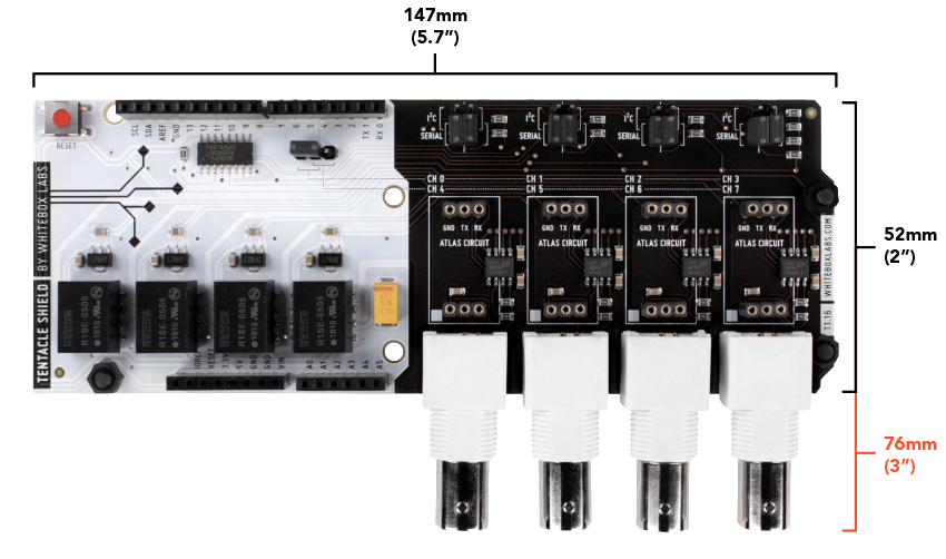 Atlas Scientific Whitebox Labs Tentacle Shield