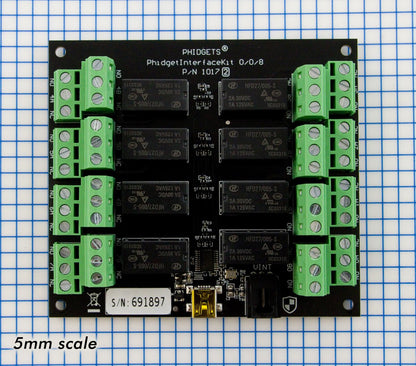 PhidgetInterfaceKit 0/0/8