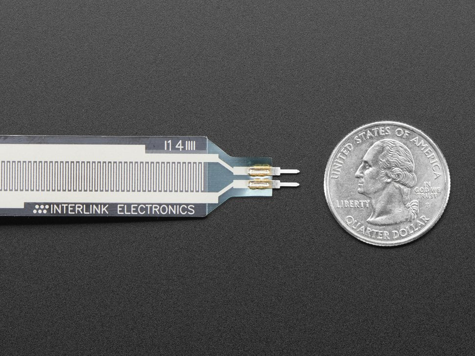 Extra-long force-sensitive resistor (FSR) - Interlink 408