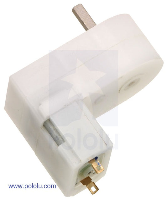 Pololu 120:1 Mini Plastic Gearmotor Offset 3mm D-Shaft Output