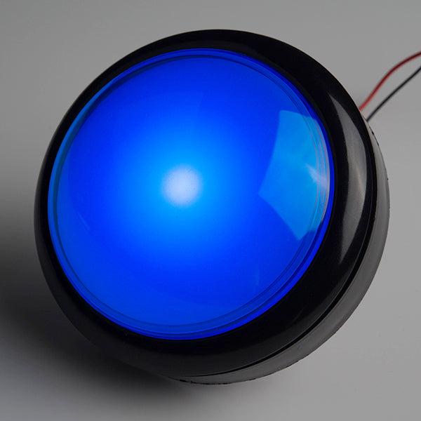 Big Dome Push Button - Blue