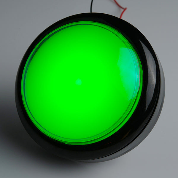 Big Dome Push Button - Green