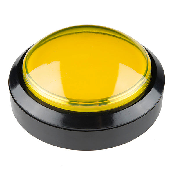 Big Dome Push Button - Yellow (Economy)