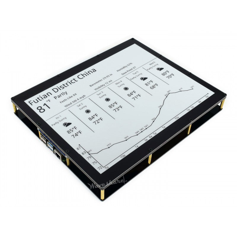 1304×984, 12.48inch E-Ink display module, black/white dual-color