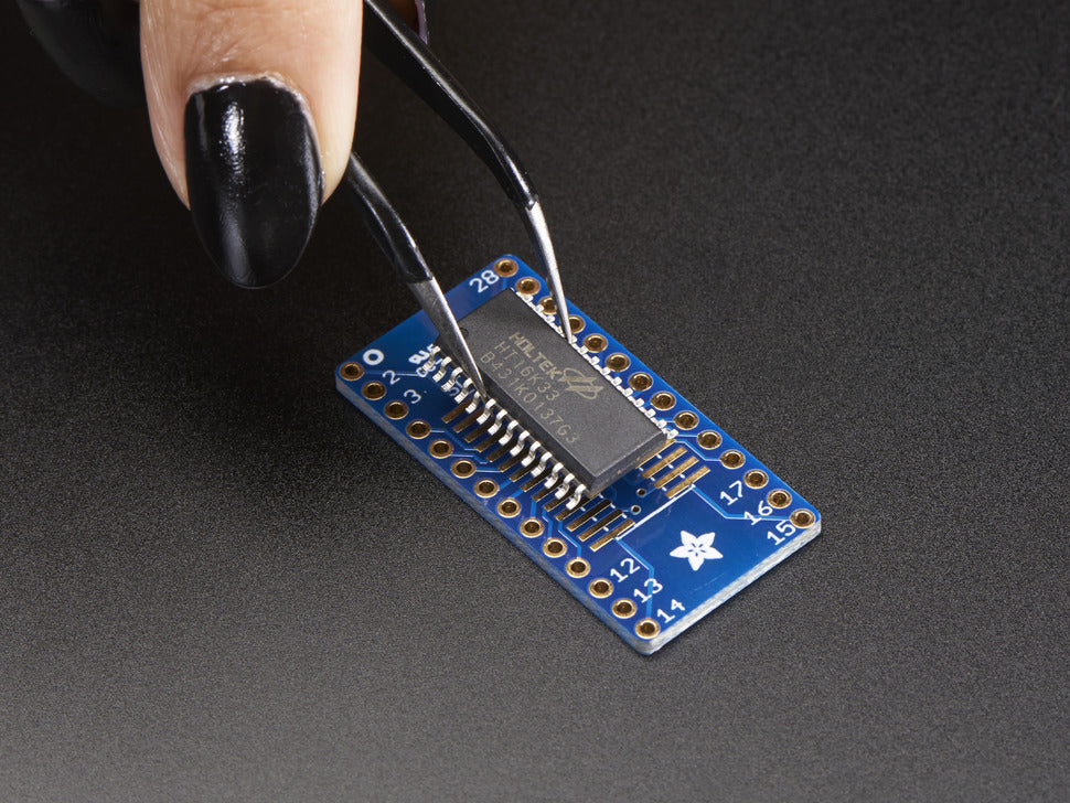 SMT Breakout PCB for SOIC-28 or TSSOP-28 - 3 Pack