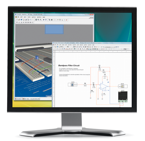 NI Multisim Student Edition Circuit Design and Simulation Software 14.0