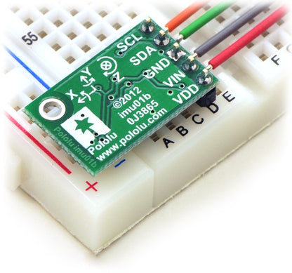 MinIMU-9 v2 Gyro, Accelerometer, and Compass (L3GD20 and LSM303DLHC Carrier)