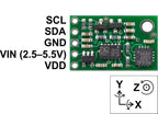 MinIMU-9 v2 Gyro, Accelerometer, and Compass (L3GD20 and LSM303DLHC Carrier)