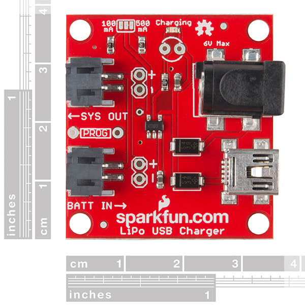 SparkFun USB LiPoly Charger - Single Cell