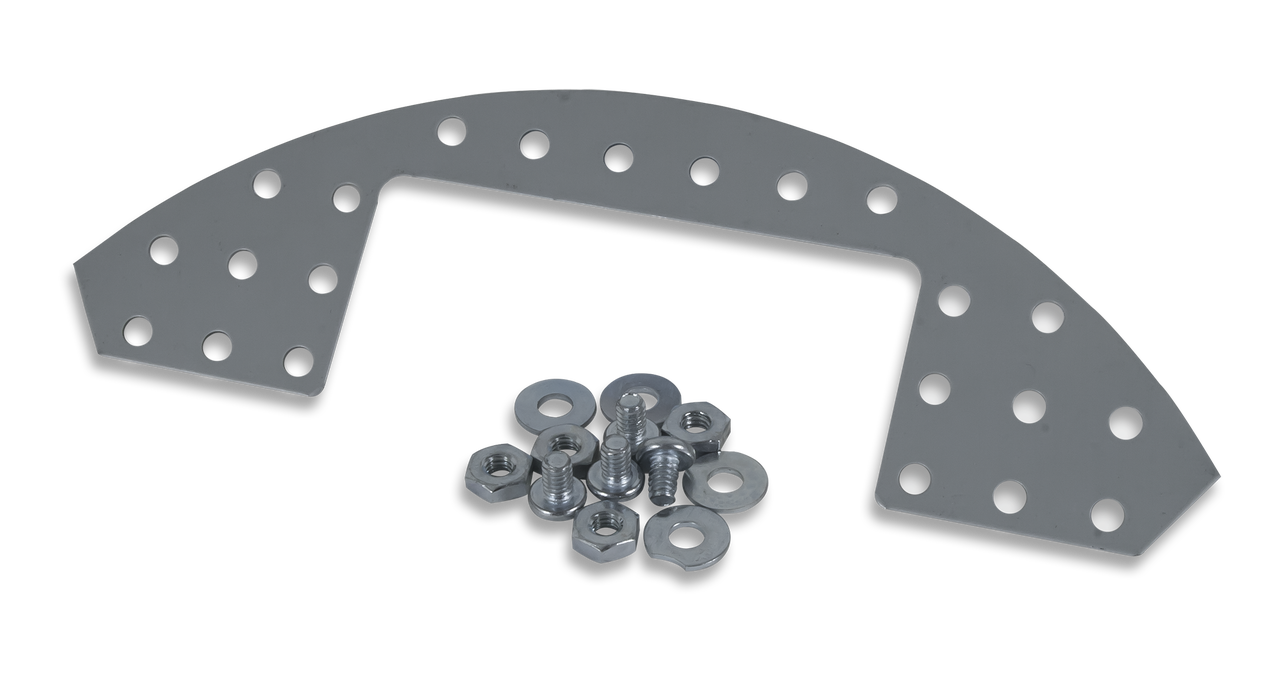 Rounded Plate Explansion Kit: Punched Metal Expansion Plate for Digilent Robot Kits