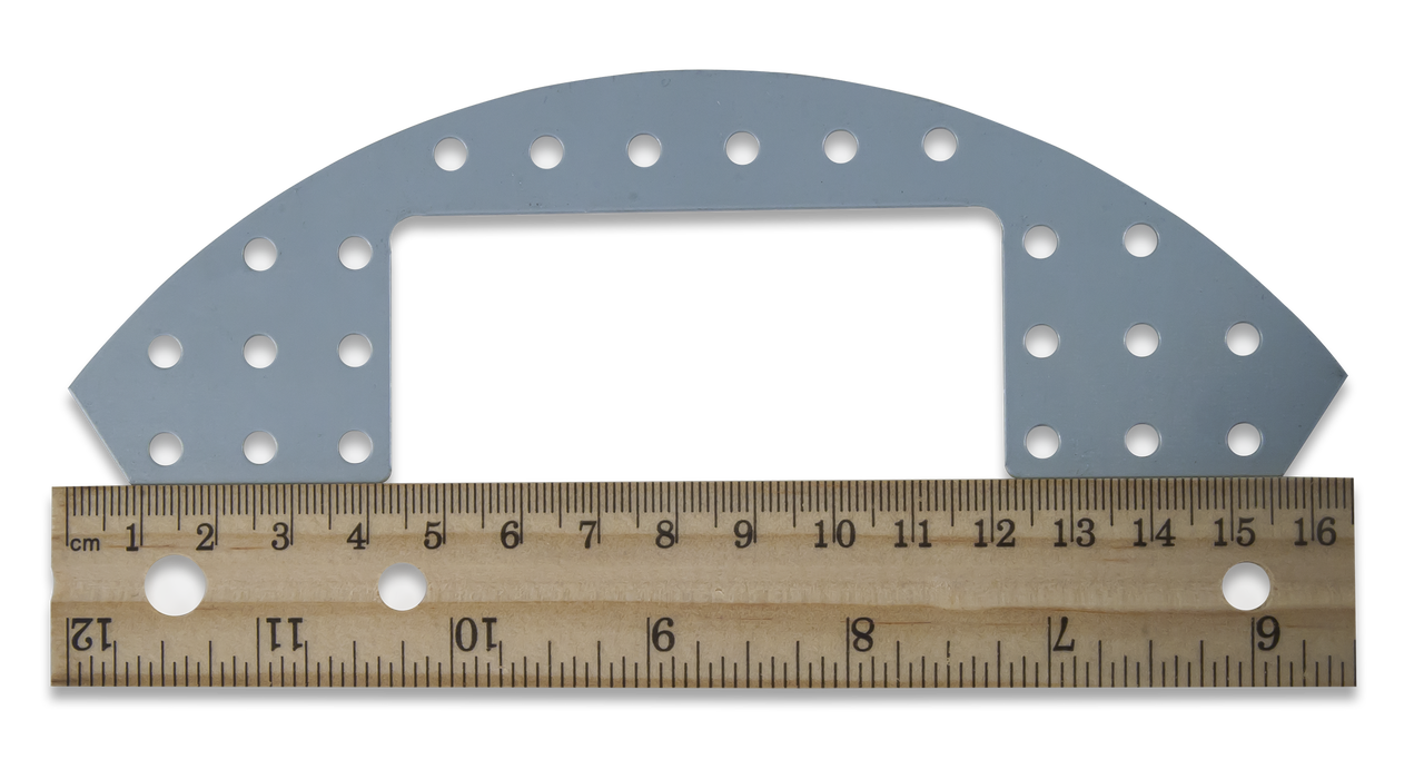 Rounded Plate Explansion Kit: Punched Metal Expansion Plate for Digilent Robot Kits
