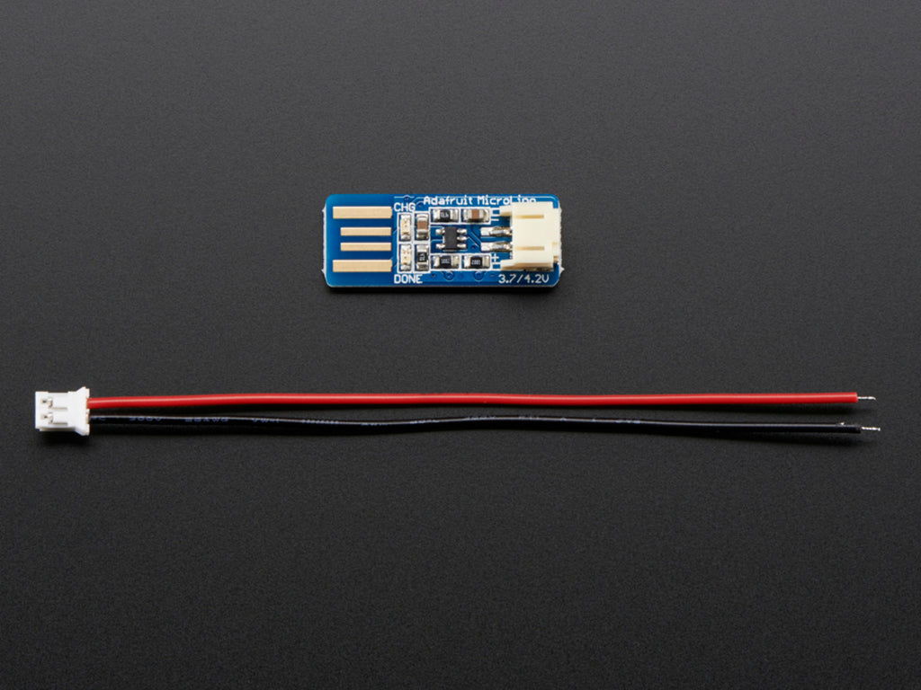 Adafruit Micro Lipo - USB LiIon/LiPoly charger - v1