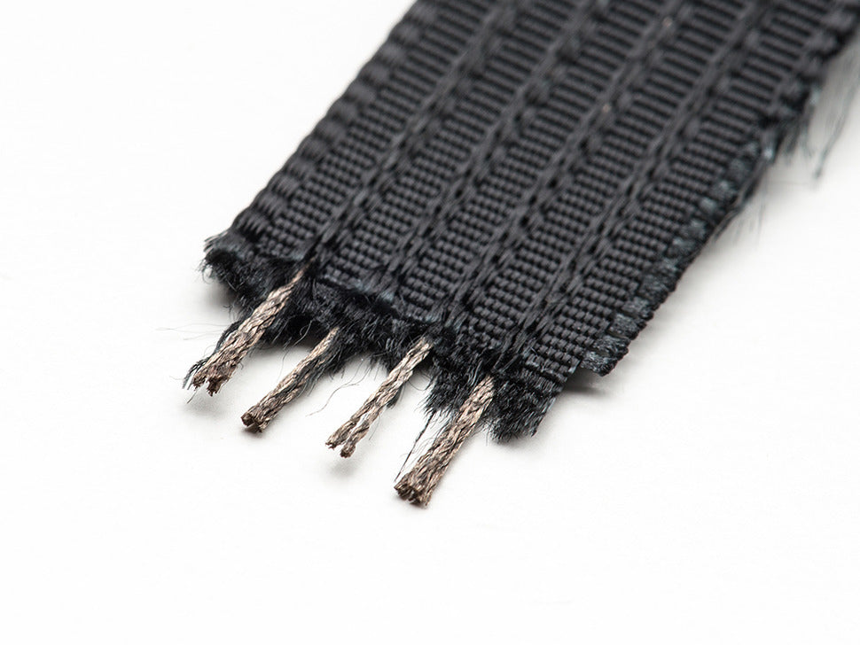 Conductive Thread Ribbon Cable - Black - 1 yard