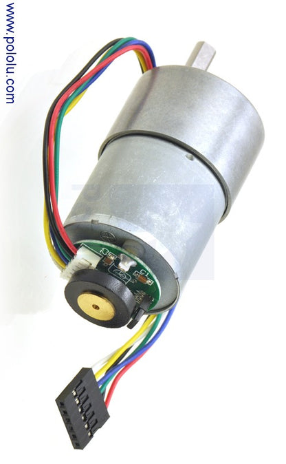 30:1 Metal Gearmotor 37Dx52L mm with 64 CPR Encoder