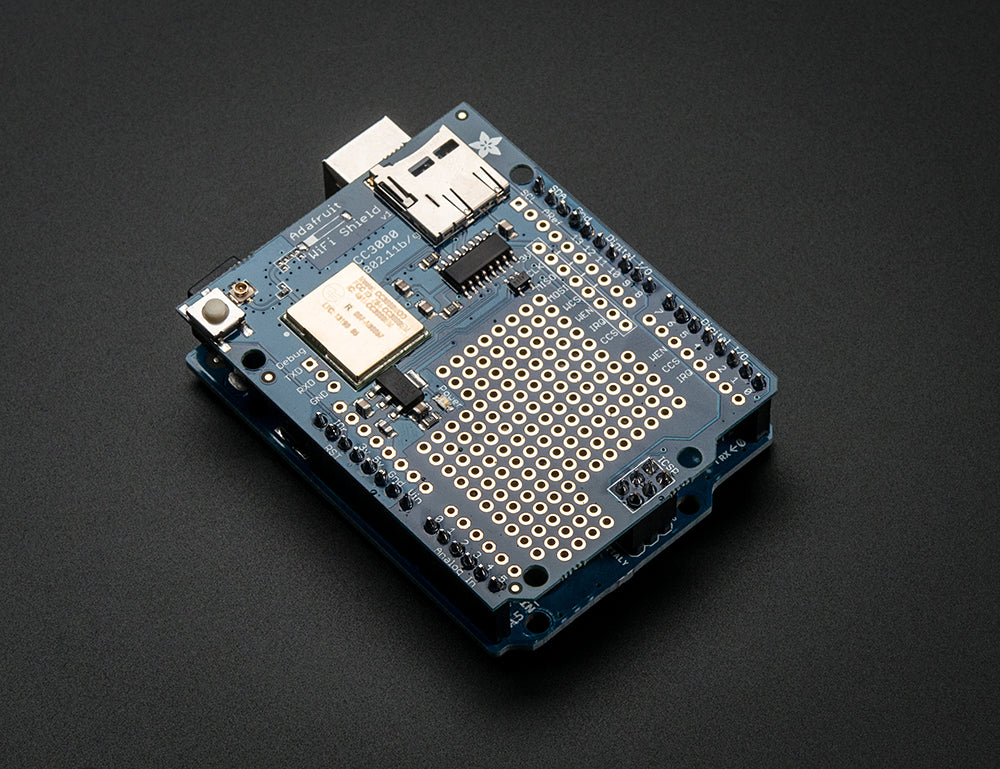 Adafruit CC3000 WiFi Shield with uFL Connector for Ext Antenna