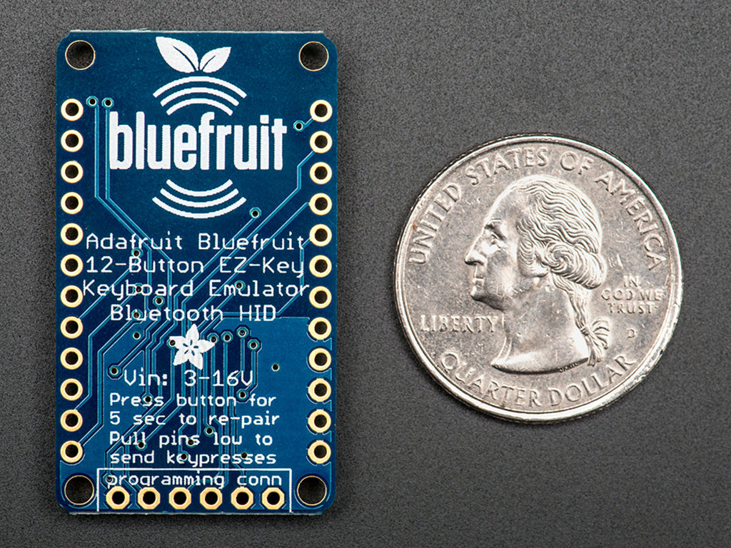 Bluefruit EZ-Key - 12 Input Bluetooth HID Keyboard Controller - v1.2