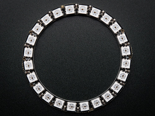 NeoPixel Ring - 24 x WS2812 5050 RGB LED with Integrated Drivers