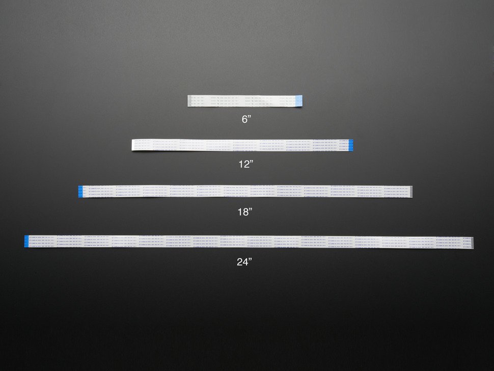 Flex Cable for Raspberry Pi Camera - 300mm / 12"