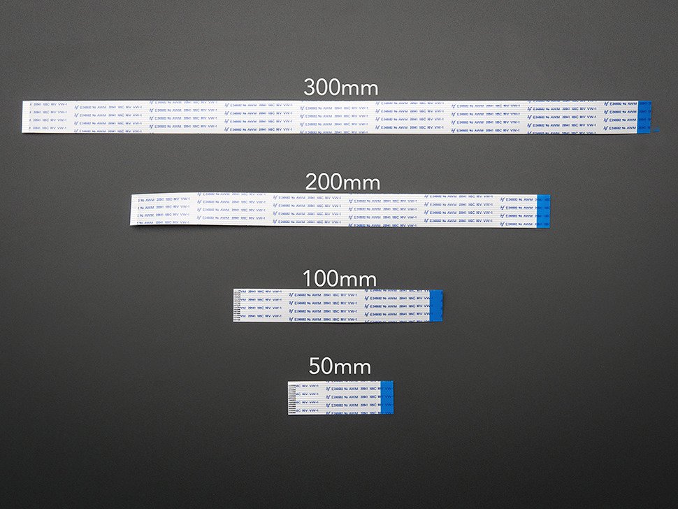 Flex Cable for Raspberry Pi Camera - 300mm / 12"