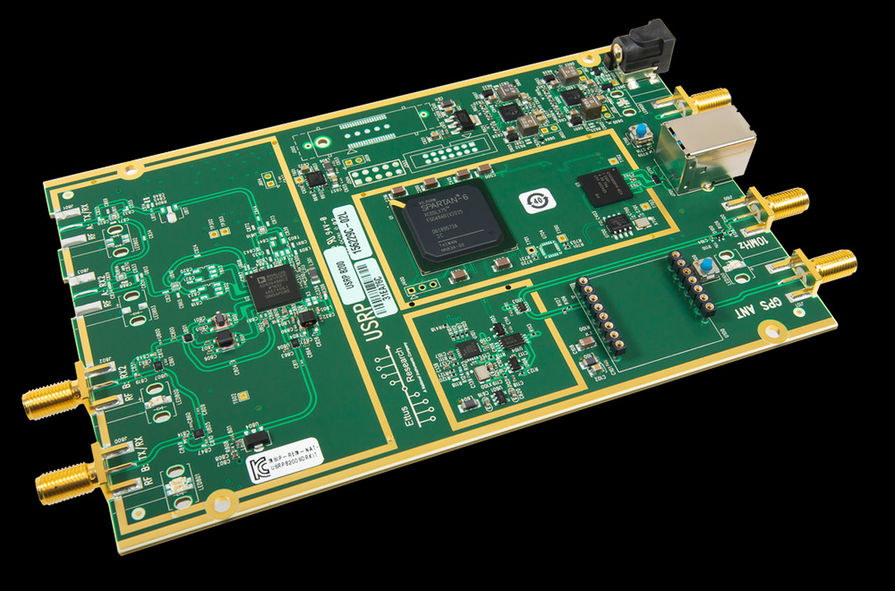 Ettus USRP B200: 1x1, 70MHz-6GHz SDR/Cognitive Radio