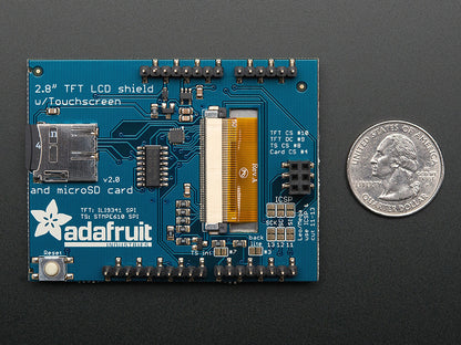 2.8" TFT Touch Shield for Arduino with Resistive Touch Screen