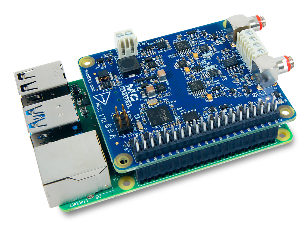 MCC 134: Thermocouple Measurement DAQ HAT for Raspberry Pi®